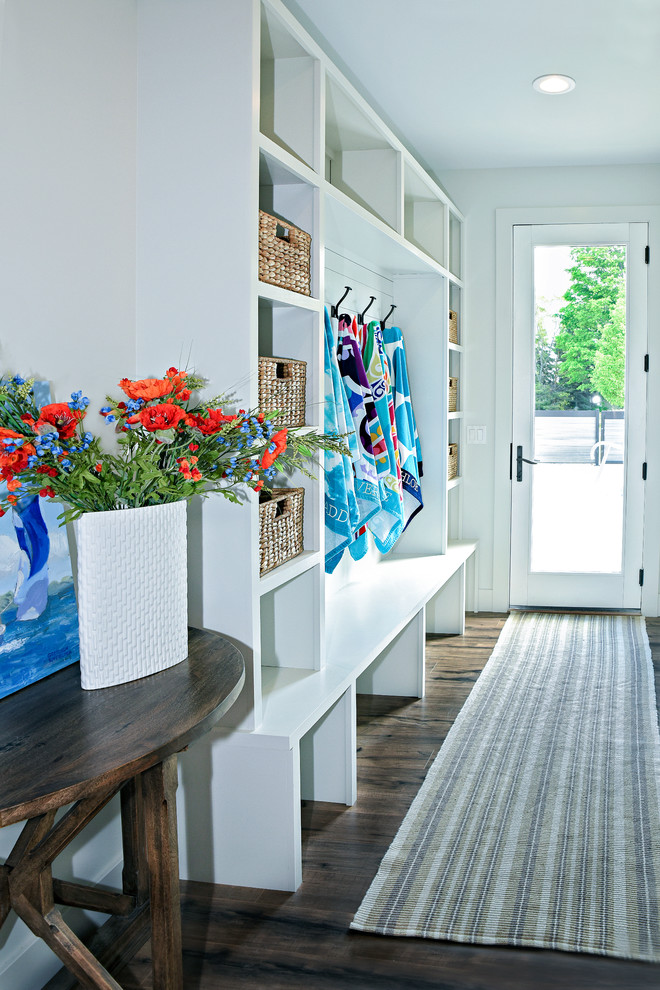 Inspiration for a coastal hallway remodel in Other