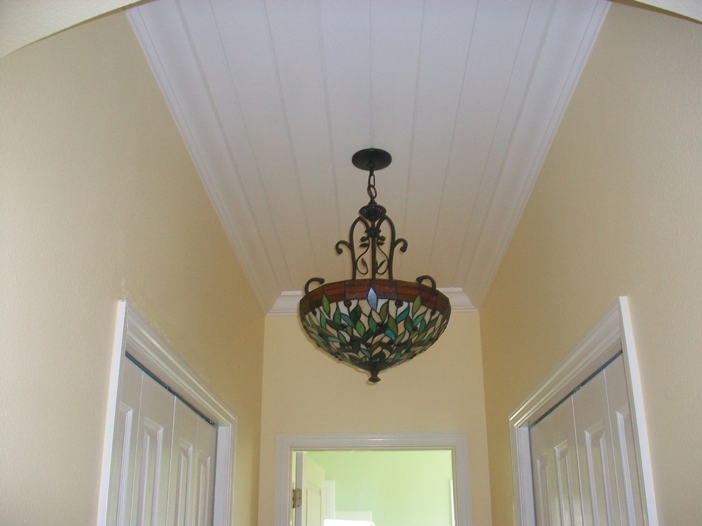 Inspiration for a coastal hallway remodel in Tampa