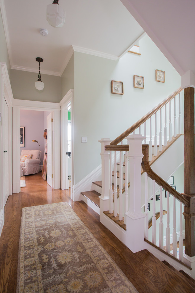 Colonial Grand Stair & Attic - Alameda, CA - Traditional - Hall - by ...