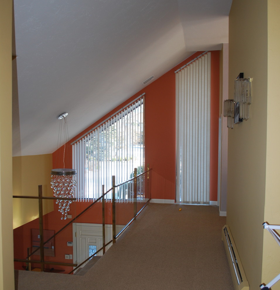 Источник вдохновения для домашнего уюта: большой коридор в современном стиле