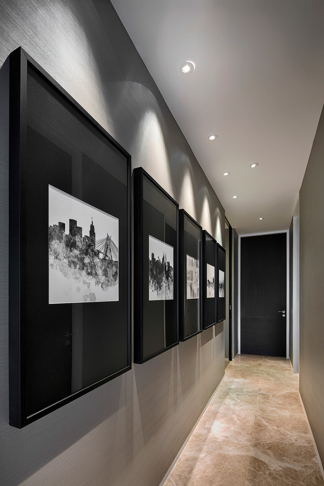 Hallway - contemporary hallway idea in Singapore