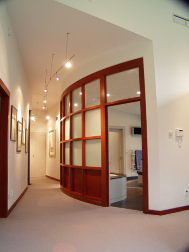 Example of a trendy hallway design in Cincinnati