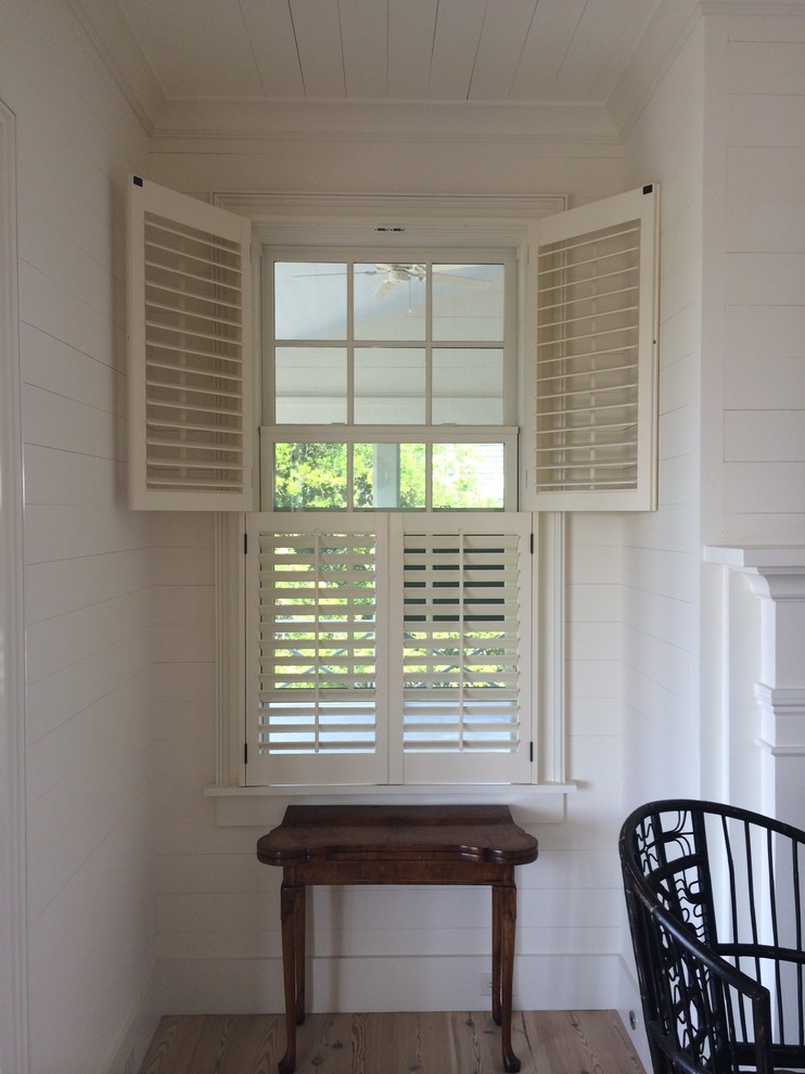 Double Hung Interior Plantation Shutters Hall Charleston by