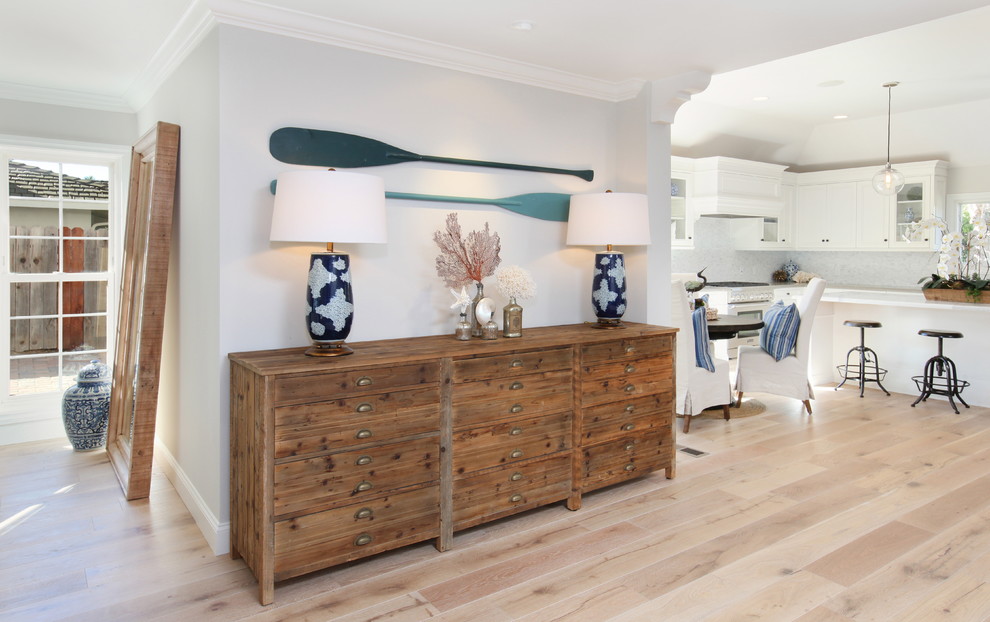 Example of a beach style hallway design in Orange County