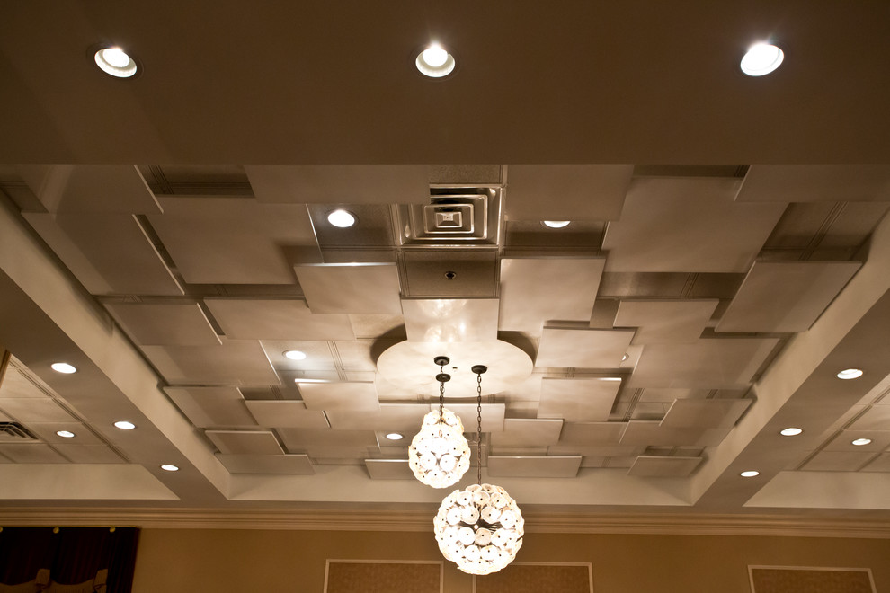 Drop Ceiling Decoration Contemporary Hall Chicago By Innovative Coverings Houzz