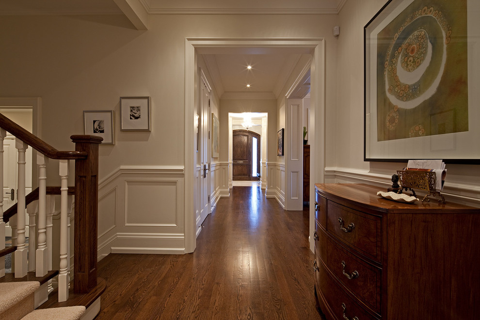 Dunvegan Avenue Traditional Hall Toronto by Peter A. Sellar Architectural Photographer