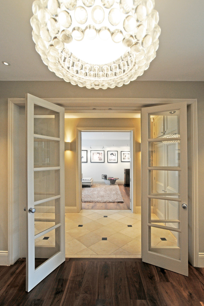 Inspiration for a modern hallway remodel in Oxfordshire