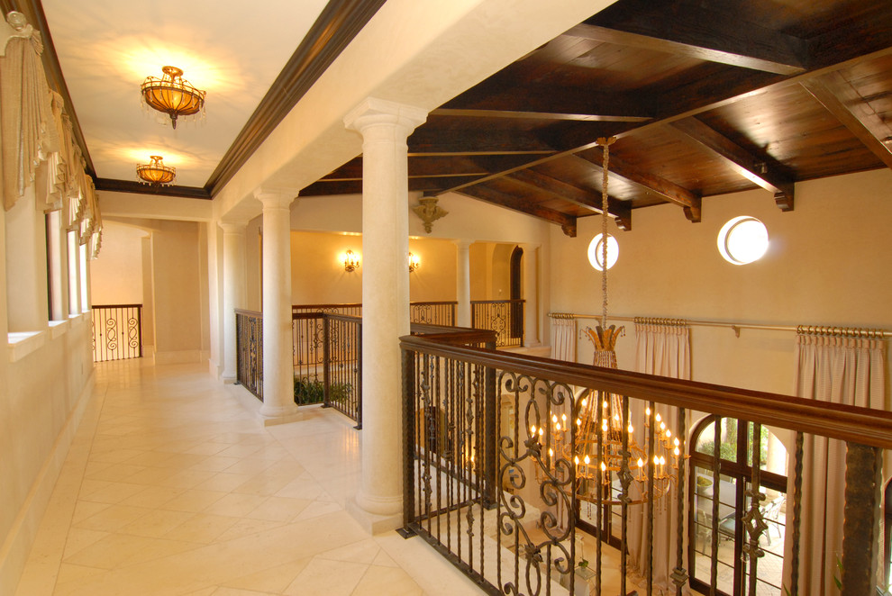 Example of a tuscan hallway design in Miami