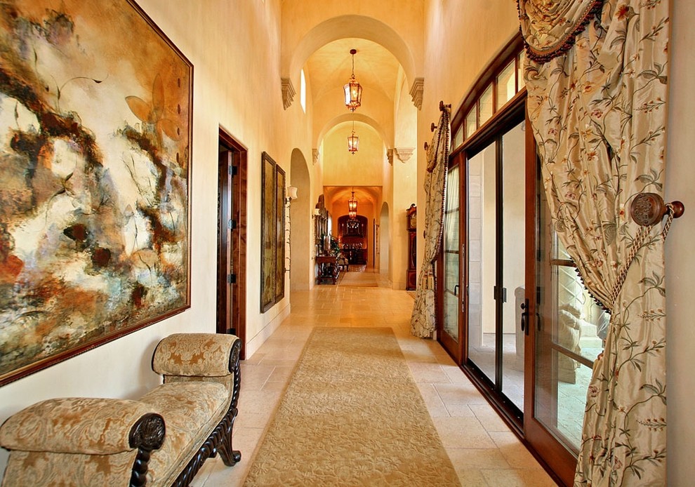 Hallway - traditional hallway idea in San Diego