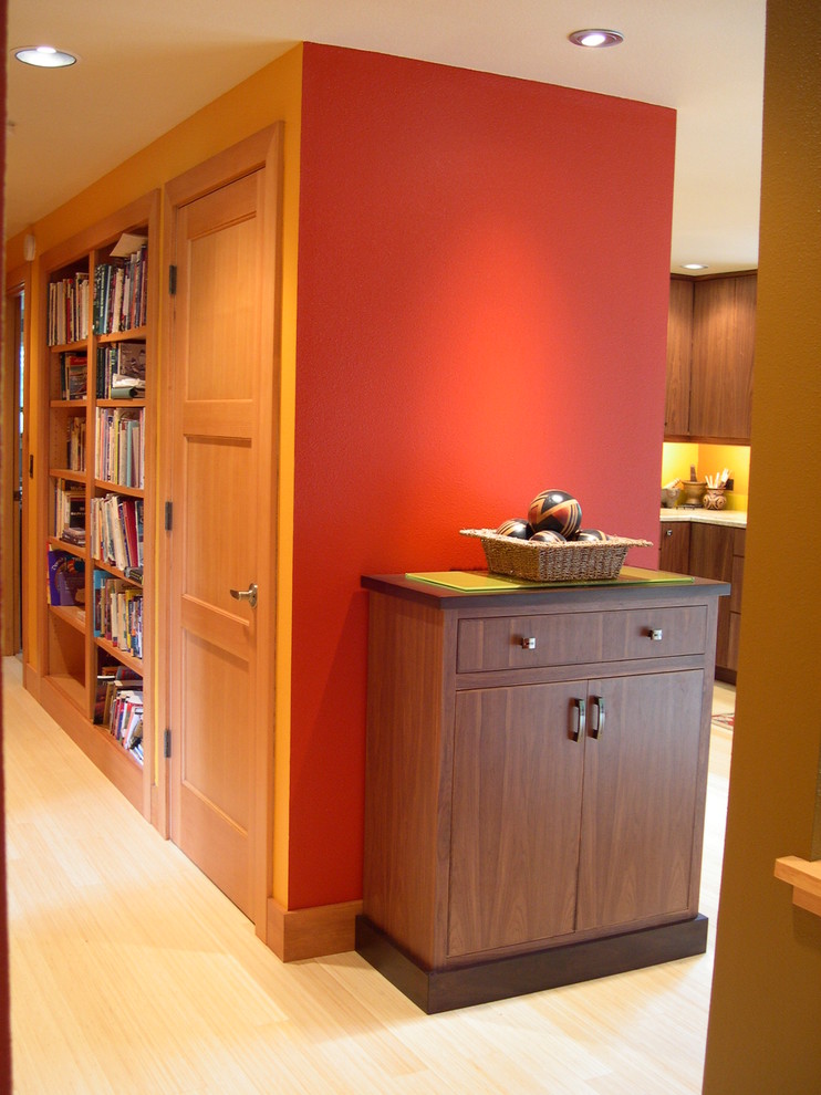 Hall Bookcases Contemporary Hall Portland by Maughan Design