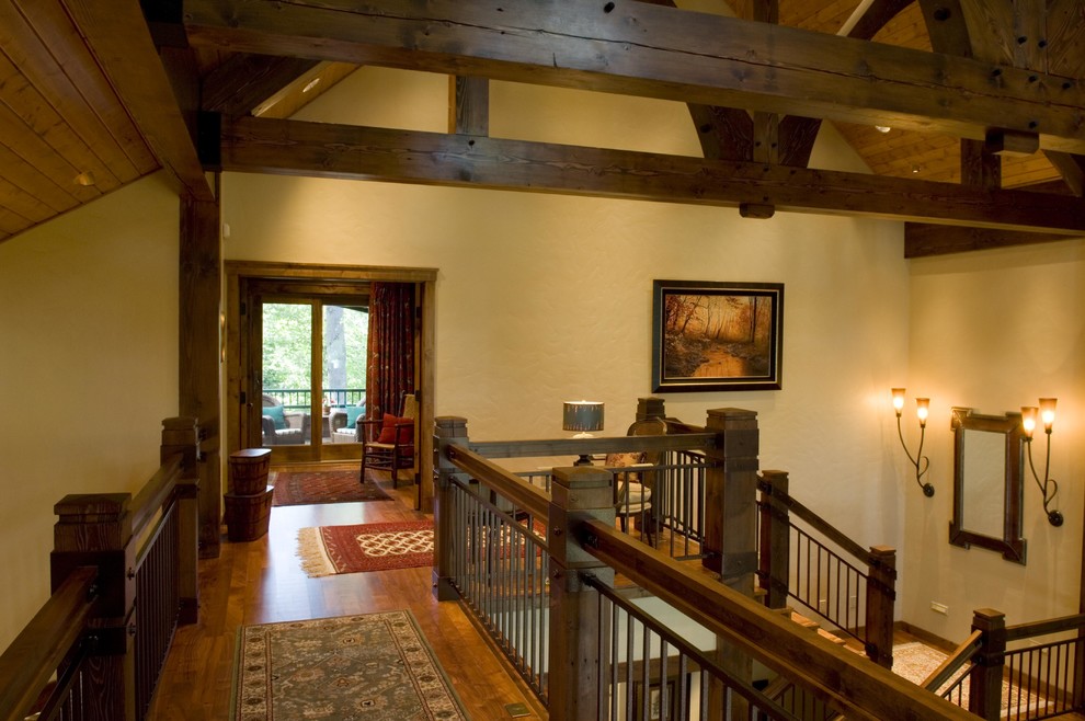 Example of a mountain style hallway design in Minneapolis