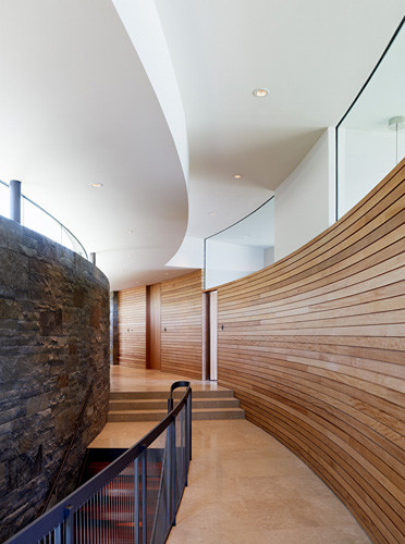 Example of a trendy hallway design in San Francisco