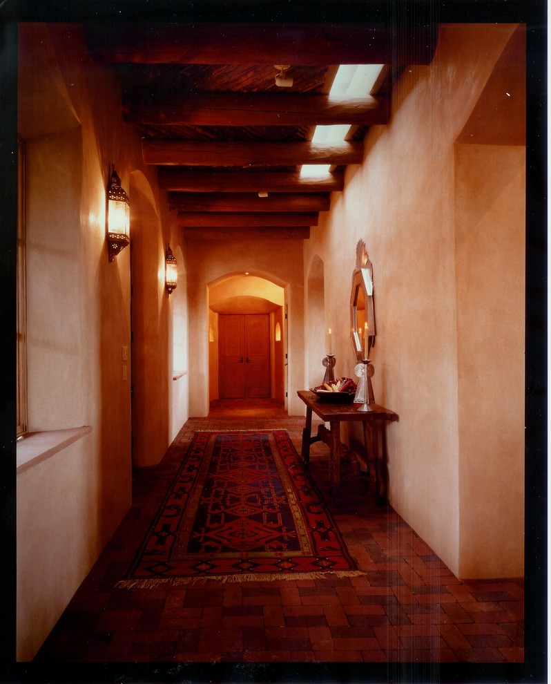 Inspiration for an eclectic hallway remodel in Albuquerque