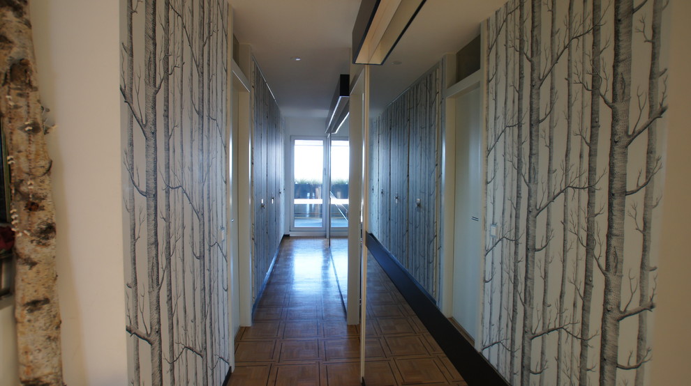 Hallway - eclectic hallway idea in Other