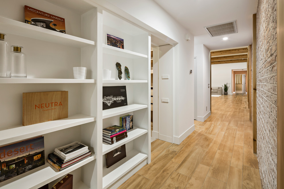 Hallway Bookcase to Secret Room Contemporary Hall Phoenix by