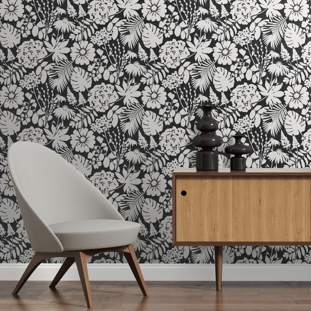 Hallway wallpaper ideas Contemporary Hallway & Landing Sussex