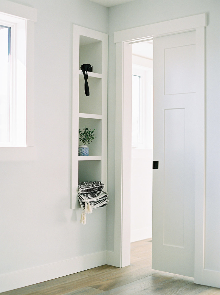 Hanson Ranch Overhaul (full renovation) Farmhouse Hall Calgary