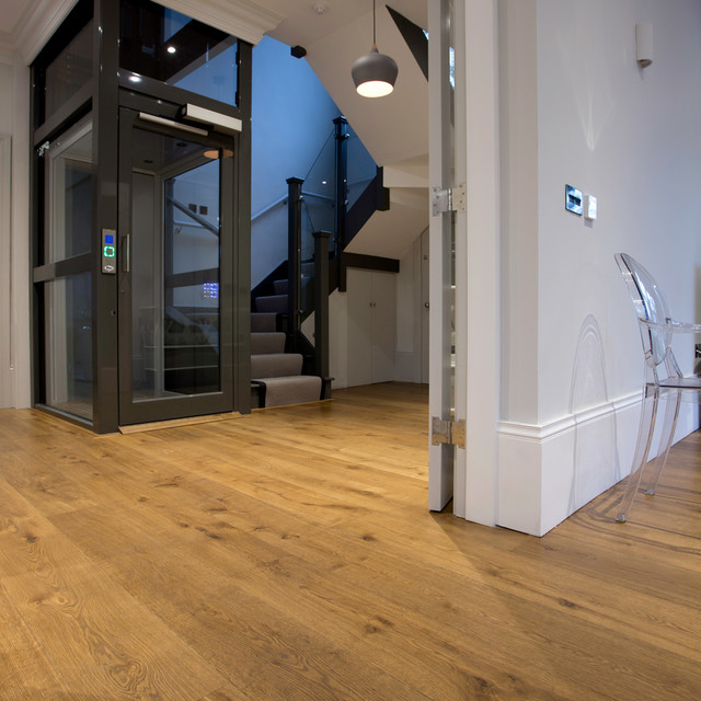 House, Wimbledon, SW London Contemporain Couloir Londres par