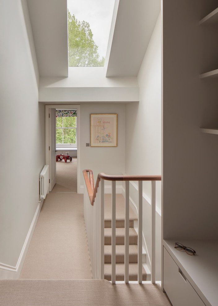 Inspiration for a modern hallway remodel in London