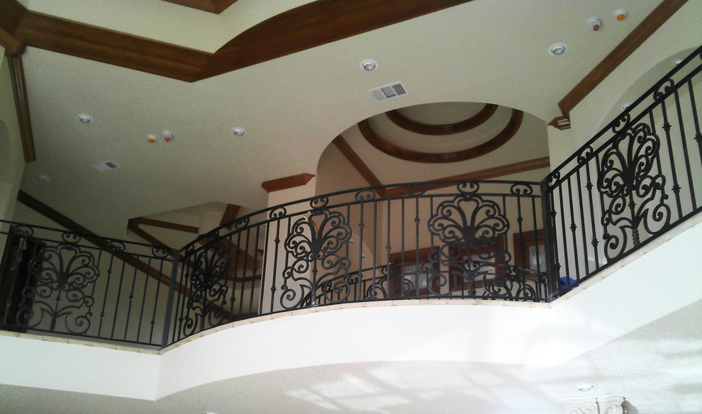Indoor Balcony Railings - Traditional - Staircase - Austin - by San ...