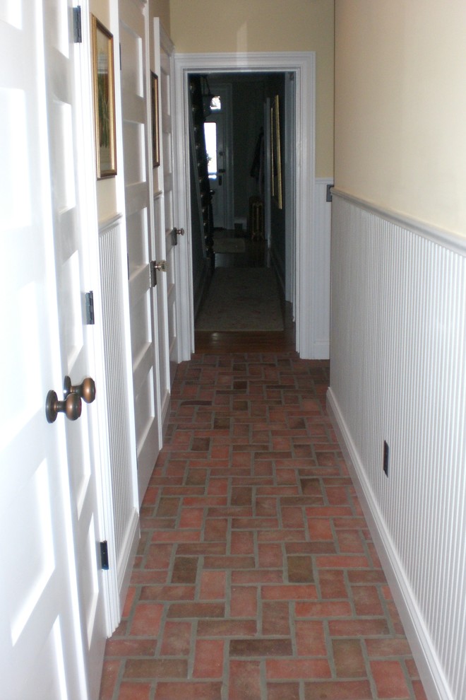 Hallway - contemporary hallway idea in Philadelphia