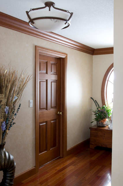 Interior Door - Cherry 6 Panel Solid Wood - Traditional - Hall - Other