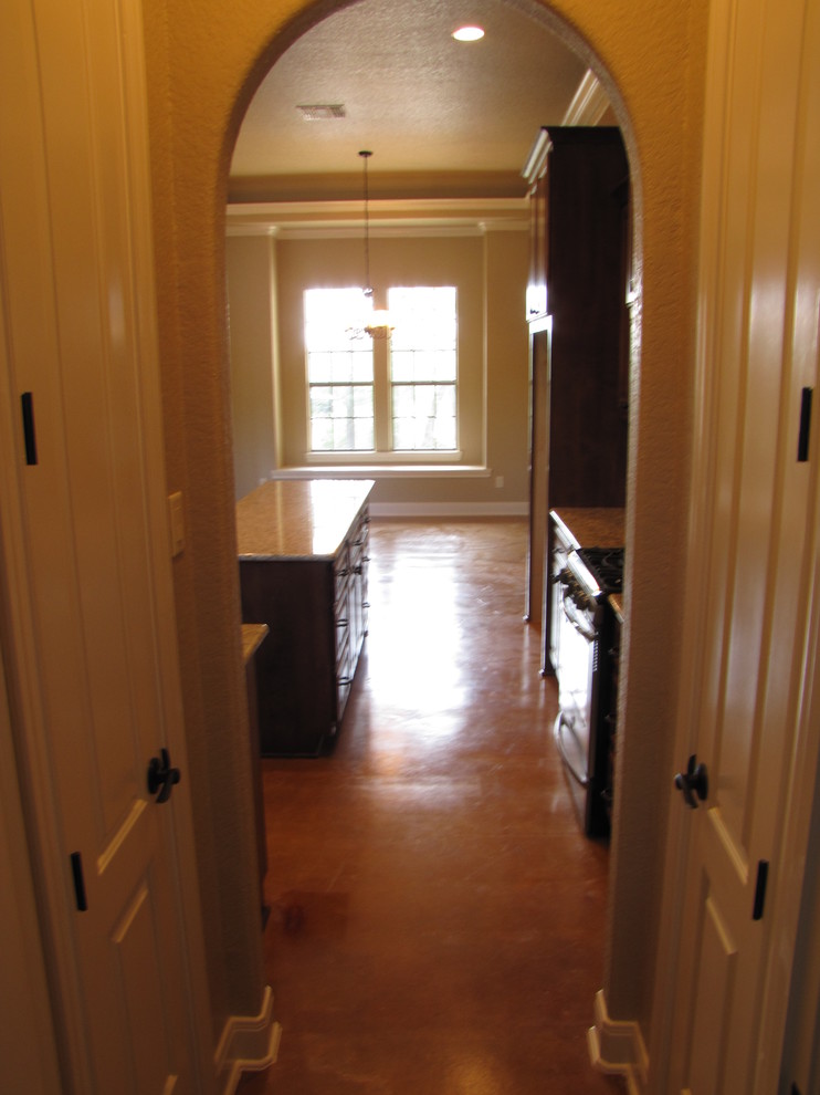 Hallway - traditional hallway idea in Austin