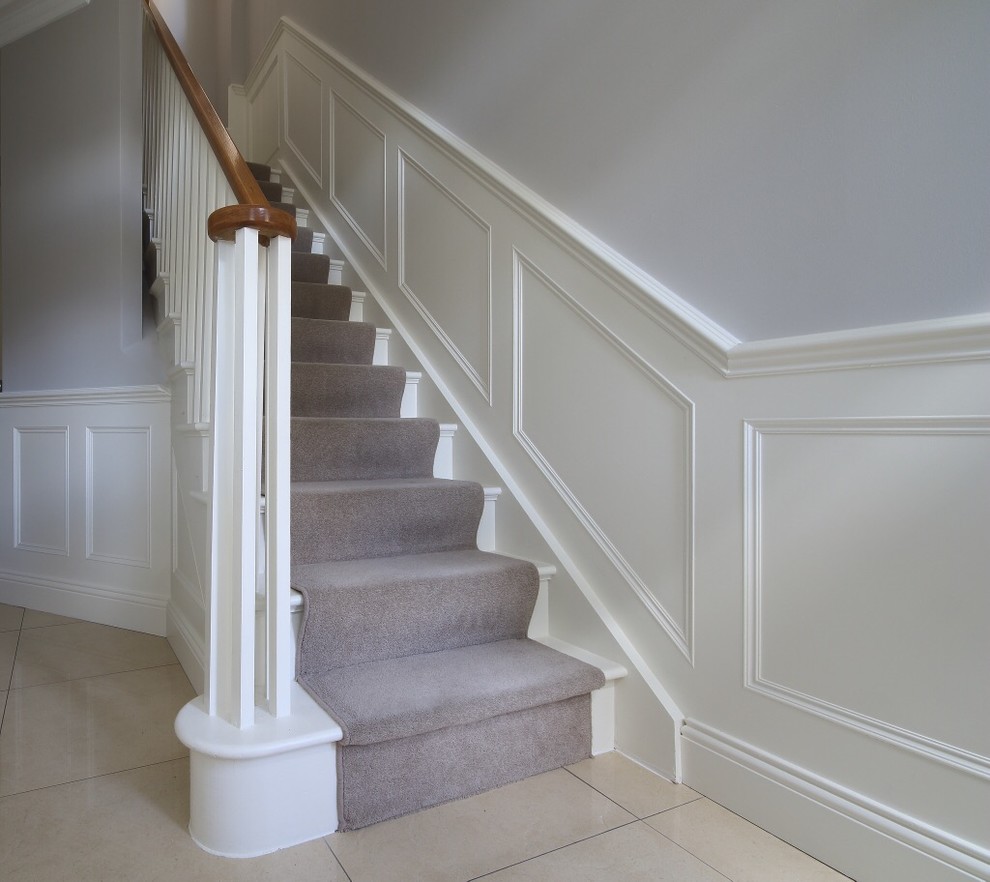 Example of a classic staircase design in Dublin