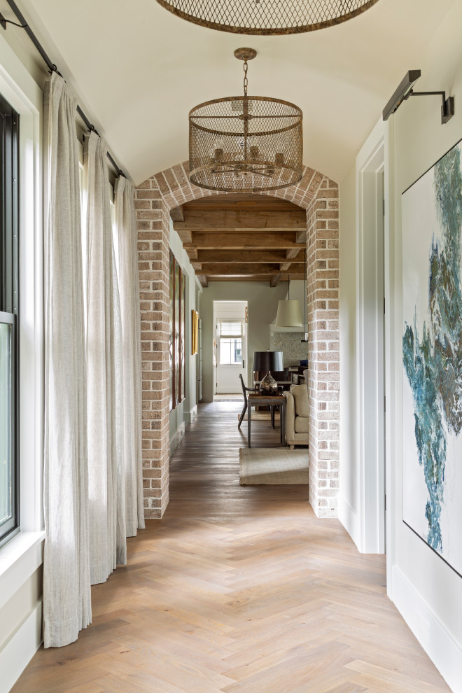 Inspiration for a coastal hallway remodel in Charleston