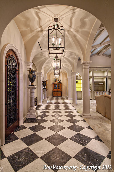 Inspiration for a timeless hallway remodel in Miami