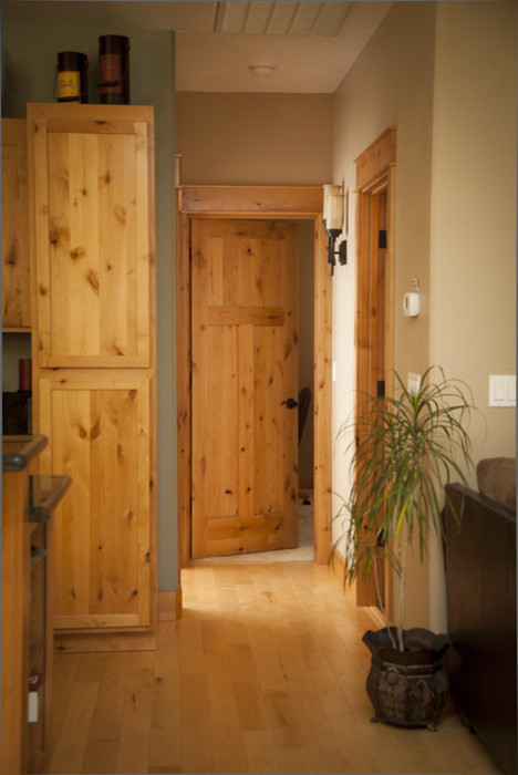 Inspiration for an eclectic hallway remodel in Seattle