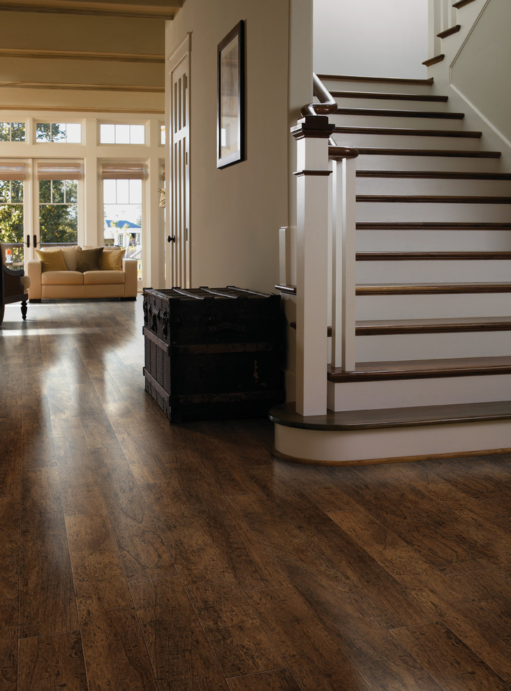 Laminate Flooring Transitional Hall Dallas by Carpet One DFW