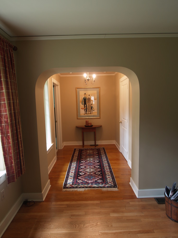 Inspiration for a mid-sized timeless hallway remodel in Other