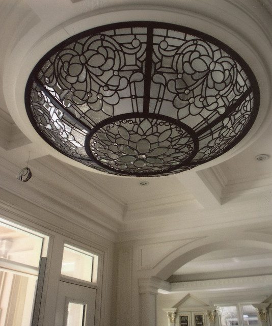 Leaded Glass Inverted Dome - Traditional - Hallway & Landing - Toronto - by  Solarium Design Group Ltd. | Houzz IE