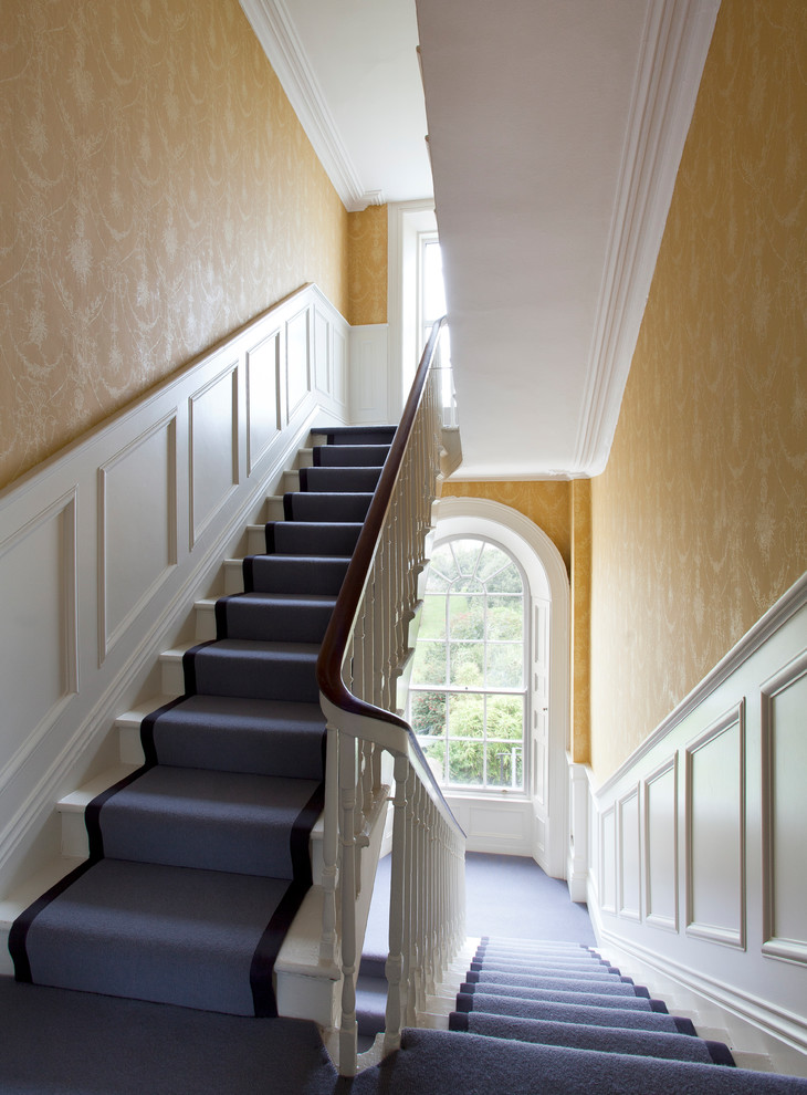 Example of a classic staircase design in Dublin