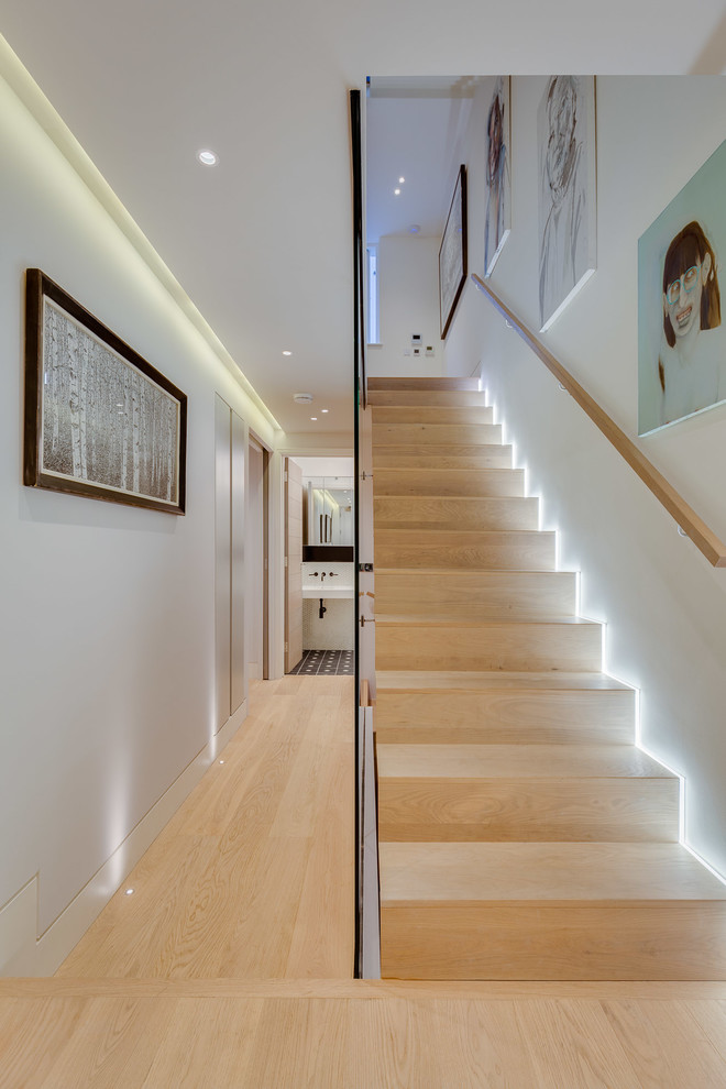 Hallway - transitional hallway idea in London