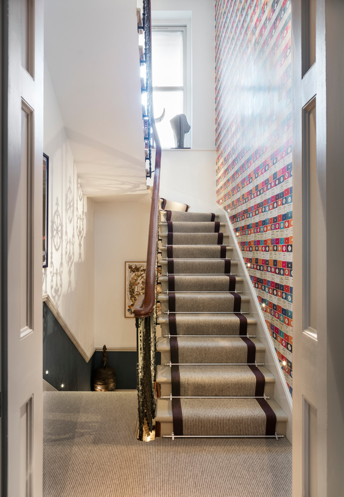 Eklektische Treppe in London