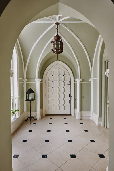 Inspiration for a victorian hallway remodel in London