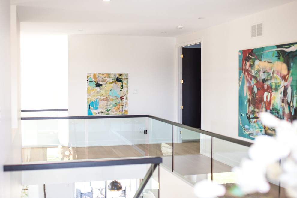 Minto CHEO House Contemporary Hall Toronto by Wyecroft Trim