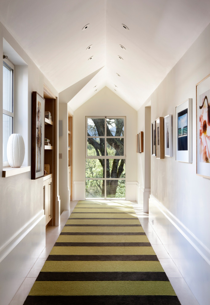 Inspiration for a farmhouse hallway remodel in San Francisco