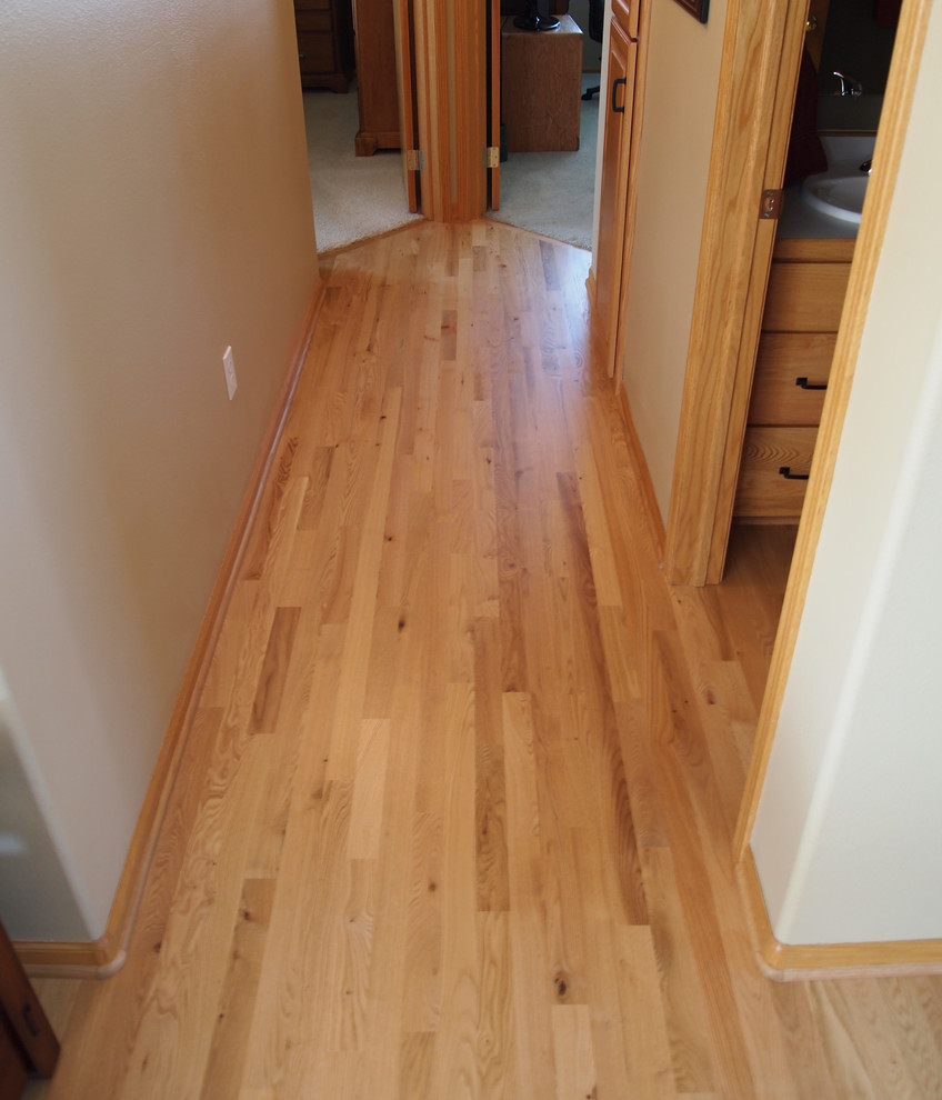 Natural Red Oak Hardwood Flooring Traditional Hall Other by