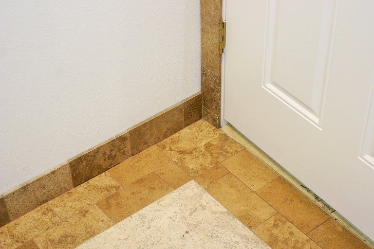 Natural Stone Baseboards Traditional Hall Phoenix by Durango