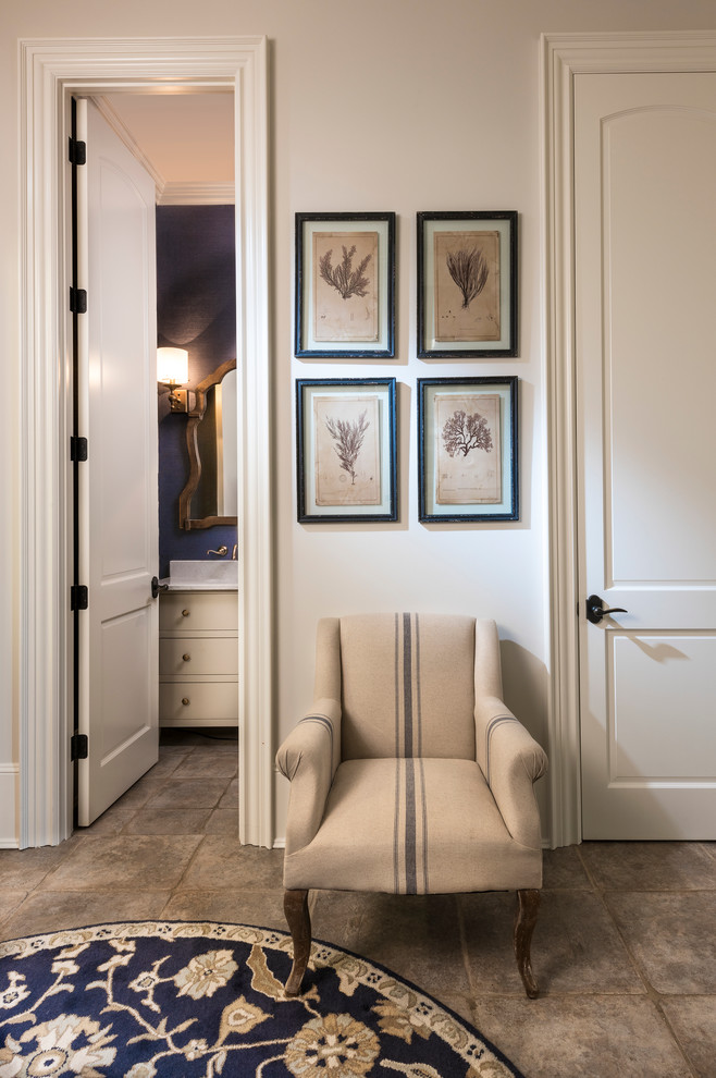 Navy Mud Room - Traditional - Hall - Charlotte - by Lauren Nicole ...