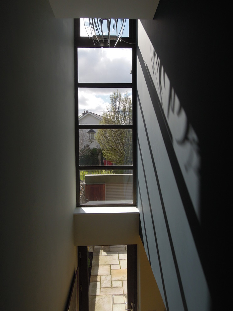 Hallway - contemporary hallway idea in Dublin