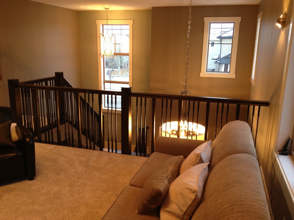 NEW HOME STAIRS & RAILINGS Traditional Hall Calgary by STAUFFER