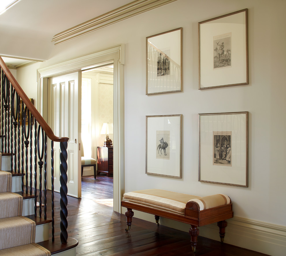 Example of a classic hallway design in New York