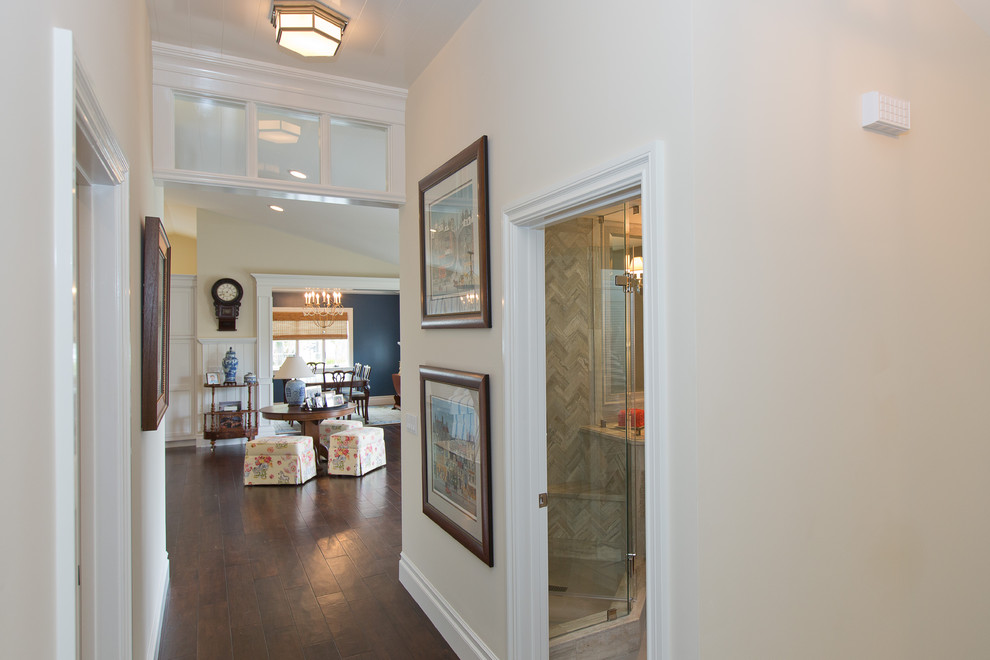 Example of a beach style hallway design in Orange County