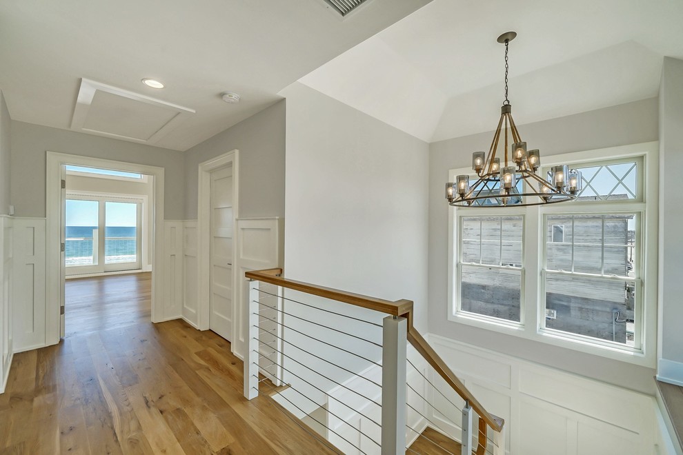 Oceanfront Home Mantoloking, New Jersey Beach Style Hall New