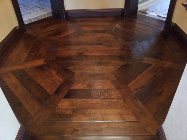Octagon Flooring Pattern In Walnut, Hardwood Flooring Minneapolis