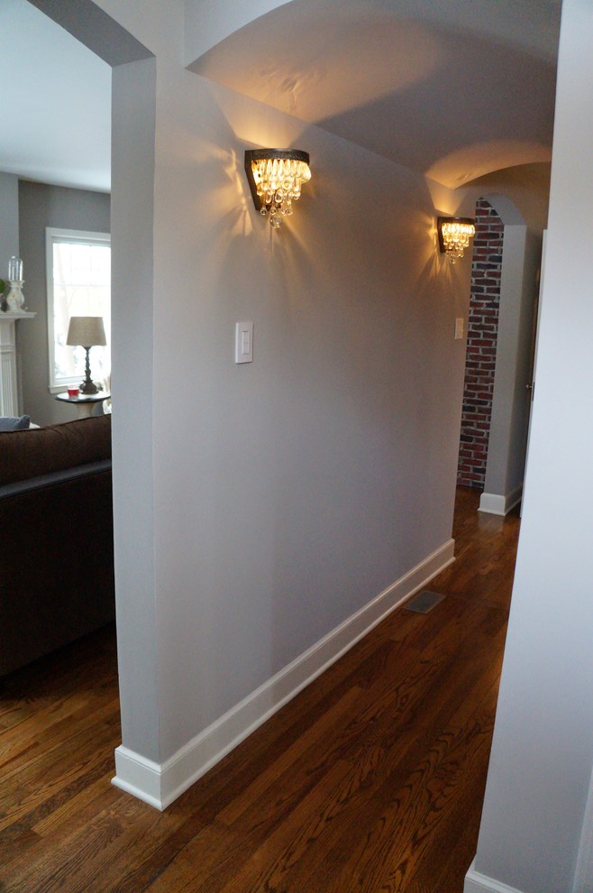 Inspiration for a transitional hallway remodel in Richmond